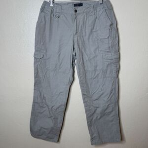 5.11 Tactical series Pants Women's 16 Beige Cargo Pockets Preppy Work Ripstop